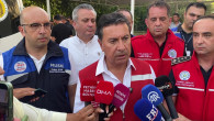 Başkan Aras Yangın Bölgesinde