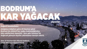 BODRUM’DA KAR VAR!