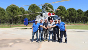 Muğla’da İlk Yangın Helikopteri Göreve Başladı