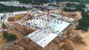 Bodrum Otogar İnşaatı Devam Ediyor