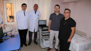 Hayırsever vatandaştan hastaneye EMG cihazı