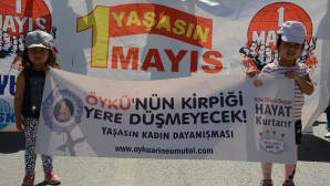 1 Mayıs’ta Öykü Arın’a destek.