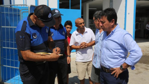 BELEDİYEYE ŞİKAYET GELDİ, BAŞKAN BİZZAT DENETLEDİ