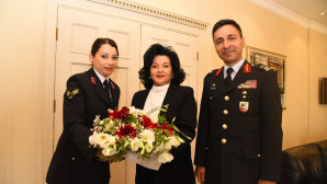 Jandarmadan Vali Civelek’e 180. Yıl Ziyareti