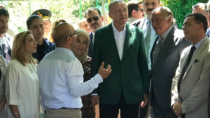 CUMHURBAŞKANI ERDOĞAN EŞİ İLE ANTİK STRATONİKEİA’ YI GEZDİ