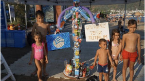 ÇÖP ADAM’LA ÇEVRE MESAJI