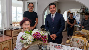 BAŞKAN ARAS’TAN FATMA GİRİK’E ZİYARET