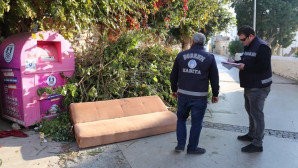 BAHÇE ATIKLARINI ZAMANINDA ÇIKARMAYANLARA CEZAİ İŞLEM UYGULANIYOR