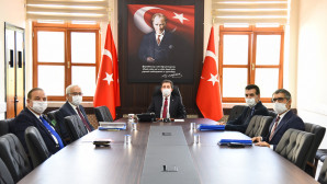 Vali Tavlı, İlin genel durumu hakkında bilgi aldı