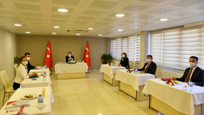 Vali Orhan Tavlı, çalışmalar hakkında bilgi aldı