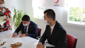 TÜRKİYE KIZILAY DERNEĞİ ÜYESİ OLDU