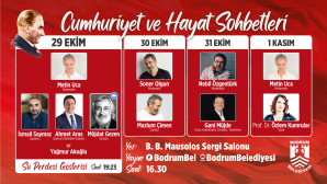 BODRUM’DA “CUMHURİYET VE HAYAT SOHBETLERİ”