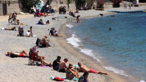 Sahillere akın ettiler