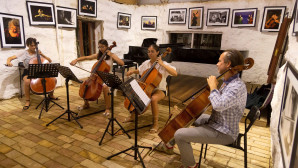 GÜMÜŞLÜKTE KUMDA ÇELLO