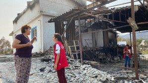 YANGINDAN ETKİLENEN BÖLGELERE PSİKO-SOSYAL DESTEK 