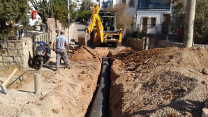 FEN İŞLERİ EKİPLERİ 22 BİN METRE HAT DÖŞEDİ