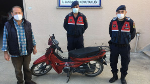 MOTOSİKLET HIRSIZI YAKALANDI