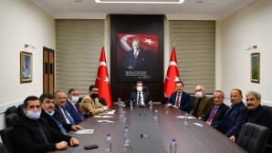 Vali Orhan Tavlı Ziraat Odası Başkanları İle Bir Araya Geldi