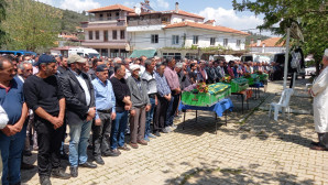 Metan gazından ölen dört kişinin cenazeleri defnedildi ,