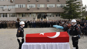 Şehit Polis Aytaç Babayiğit’in Naaşı Düzenlenen Törenle Memleketine Gönderildi
