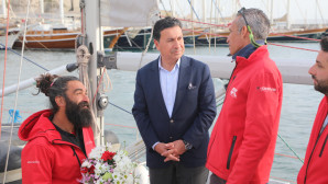 YELKENCİLERİ BAŞKAN ARAS KARŞILADI