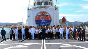 Sahil Güvenlik Komutanlığına Bağlı Uçar ve Yüzer Unsurlarla Gençler buluştu.