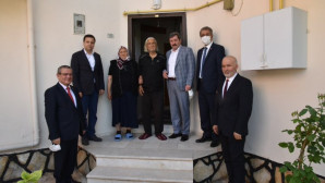 Şehit annesine anneler günü ziyareti