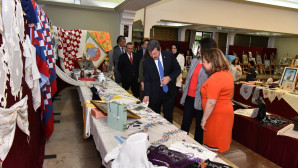 Vali Orhan Tavlı,  El Sanatları Yılsonu Sergisini ziyaret etti