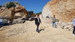 YENİ HASTANE YOLU YAPIMINDA SONA GELİNDİ