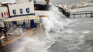 Lodos Bodrum’u fena vurdu