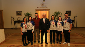 Milli Okçulardan Başkan Gürün’e Ziyaret