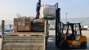 MENTEŞE’DEN AFET BÖLGESİNE YARDIM KOLİLERİ YOLA ÇIKTI