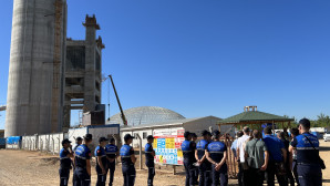 Çimento Fabrikası mühürlendi.