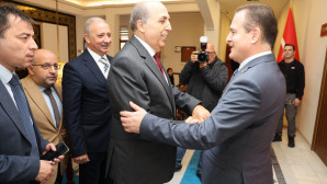 AK Parti Büyükşehir Belediye Başkan Adayı  Valiyi ziyaret etti. 