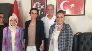 KADINHANE KOOPERATİFİ KURUCULARI TİCARET SANAYİ İL MÜDÜRÜ GÜLŞAH SAVTEKİN’i ZİYARET ETTİ