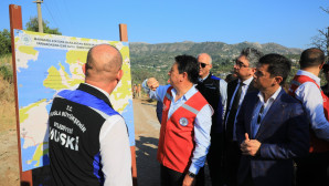 Başkan Aras, “Bozburun Projesinde ilk suyu Turunç’a verdik”