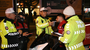 Muğla Emniyet Müdürlüğü Trafik Ekipleri  Motosikletler yönelik  denetimlerini sürdürüyor . 