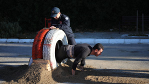 İtfaiye Adayları Zorlu Parkurda