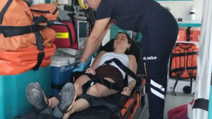Datça açıklarında epilepsi krizi geçiren Meksikalı turist Bodrum’a getirildi