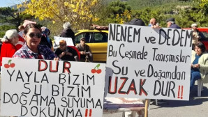 Yayla bizim su bizim eylemi “Kararlar masa başında değil bu dağlarda alınsın”