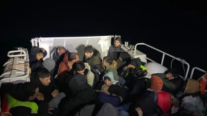 Bodrum açıklarında göçmen operasyonu