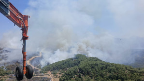 Fethiye Göcek Gökçeovacık yangını Büyüyor