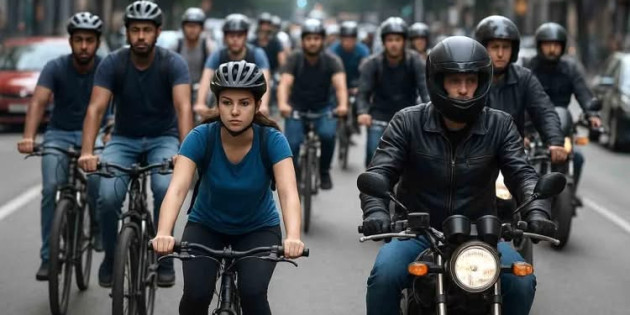 Bisiklet ve Motosiklet kullananlar uygulamak zorunda. Bü günden itibaren uymayana ceza verilecek  