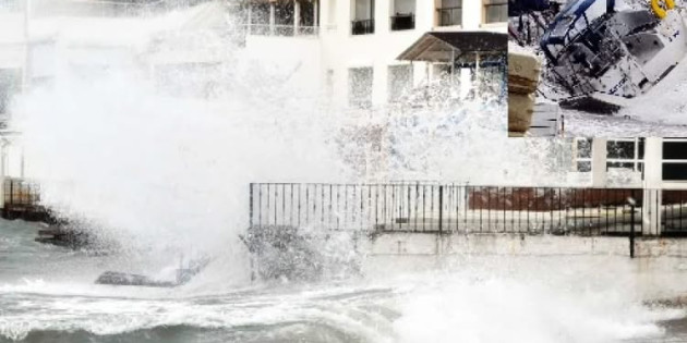 Bodrum-Kaş Arasında Fırtına Uyarısı