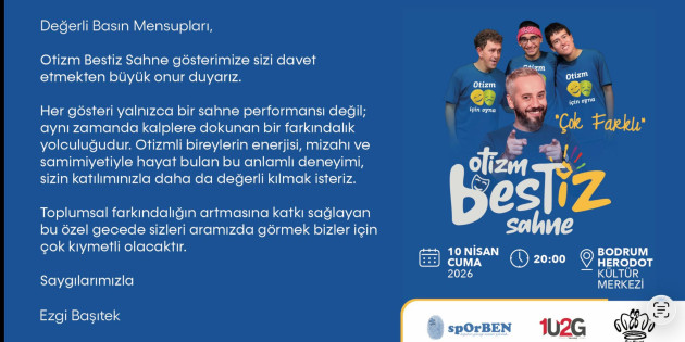 Dünyada Bir İlk Olan ‘Otizm Bestiz Sahne’ Modeli 10 Nisan’da Bodrum’da.