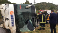 Bodrum- İzmir yolunda otobüs kazası iki ölü !
