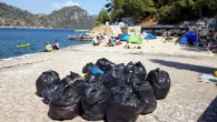 Bayramdan Marmaris’e 3 bin ton çöp kaldı
