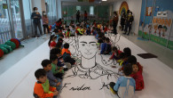Büyükşehir’in minik öğrencilerden dev Frida Kahlo portresi