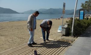 Marmaris Plajları sezona hazırlanıyor