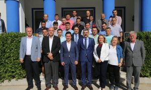 Türkiye Genel Hizmetler İşçileri Sendikası-DİSK/Genel-İş  Genel Başkanı Remzi Çalışkan, Bodrum Belediye Başkanı Ahmet Aras’ı ziyaret etti.